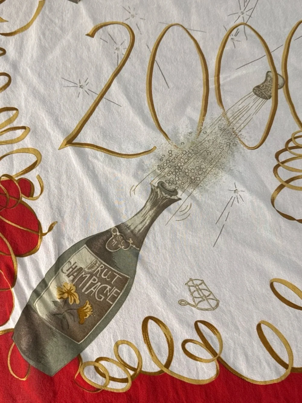 Vintage Y2K 100% Silk Scarf